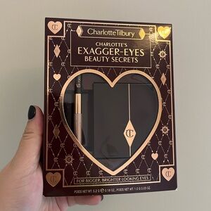 charlotte tilbury Exagger-Eyes Set Eye liner Duo& Eyeshadow Palette New! GWP